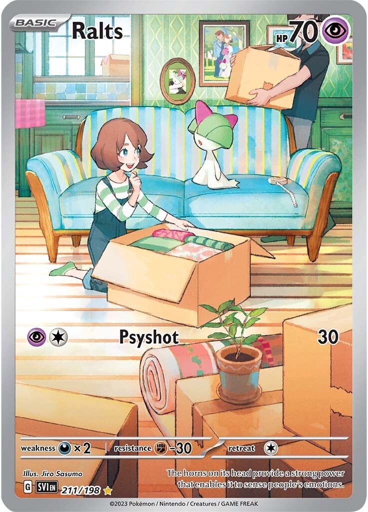 Ralts 211/198 - Illustration Rare - Holofoil