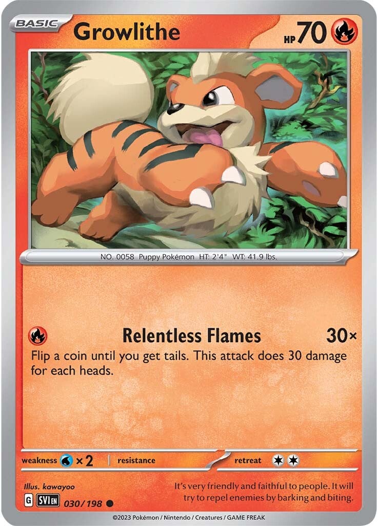 Growlithe 030/198 - Common