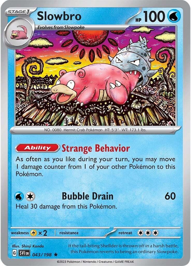 Slowbro 043/198 - Rare - Holofoil