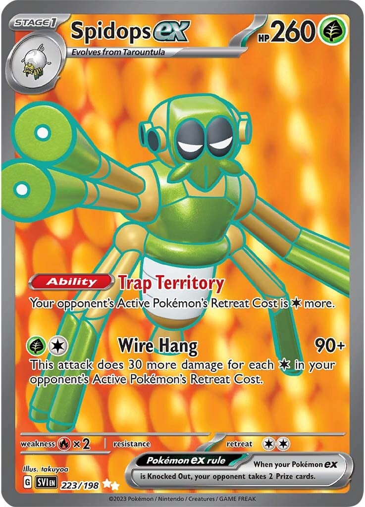 Spidops ex 223/198 - Ultra Rare - Holofoil