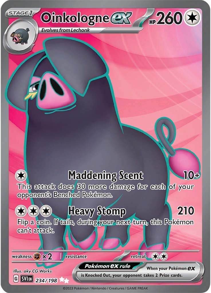 Oinkologne ex 234/198 - Ultra Rare - Holofoil