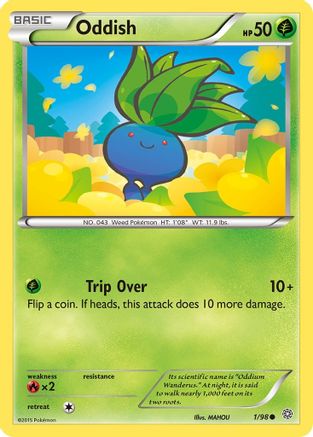Oddish 001/98/98 - Common