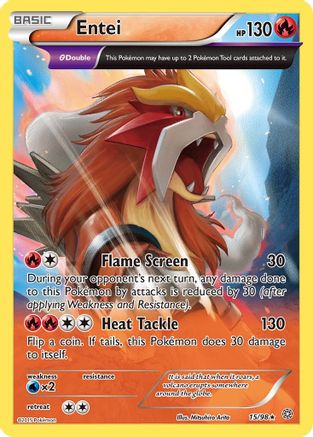 Entei (15) 015/98/98 - Holo Rare - Holofoil