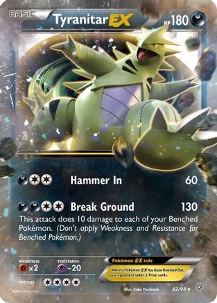 Tyranitar EX 042/98/98 - Ultra Rare - Holofoil