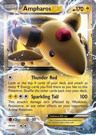 Ampharos EX 027/98/98 - Ultra Rare - Holofoil