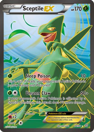 Sceptile EX (84 Full Art) 084/98/98 - Ultra Rare - Holofoil