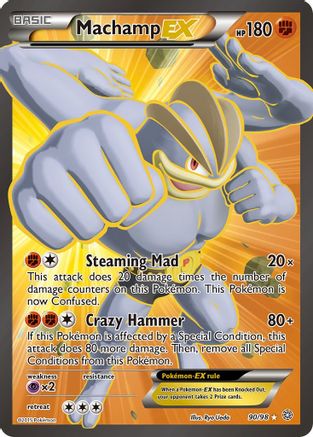 Machamp EX (90 Full Art) 090/98/98 - Ultra Rare - Holofoil