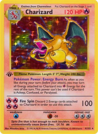 Charizard 004 - Holo Rare - Holofoil