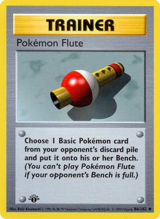 Pokemon Flute 086 - Uncommon - Unlimited
