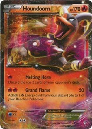 Houndoom EX 021/162/162 - Ultra Rare - Holofoil