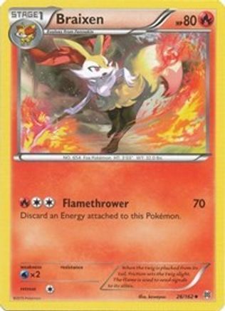 Braixen 026/162/162 - Uncommon
