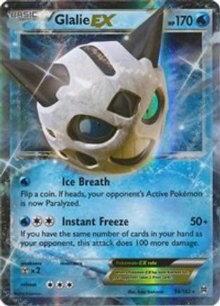 Glalie EX 034/162/162 - Ultra Rare - Holofoil