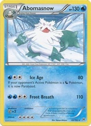 Abomasnow 040/162 - Rare
