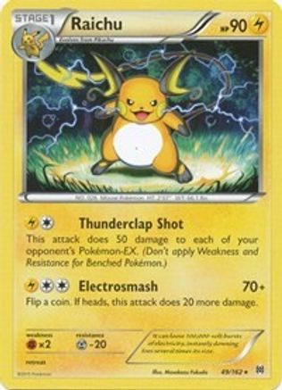 Raichu 049/162/162 - Rare