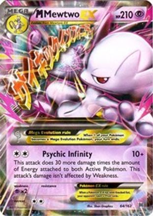 M Mewtwo EX (64) 064/162/162 - Ultra Rare - Holofoil