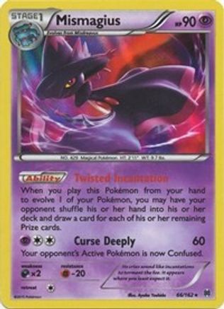 Mismagius 066/162/162 - Holo Rare - Holofoil