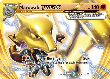 Marowak BREAK 079/162/162 - Rare BREAK - Holofoil
