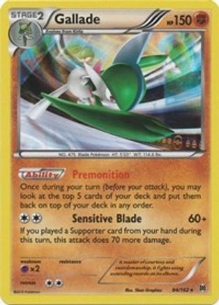 Gallade 084/162/162 - Holo Rare - Holofoil