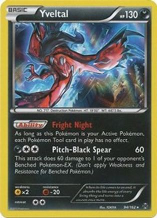 Yveltal 094/162/162 - Holo Rare - Holofoil