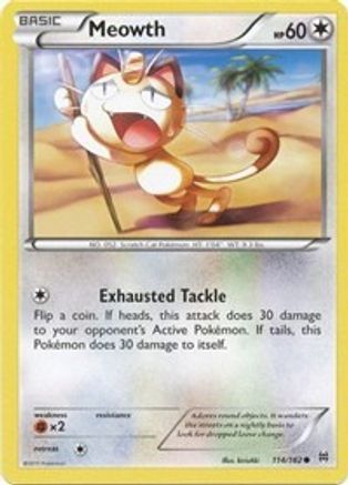 Meowth 114/162/162 - Common
