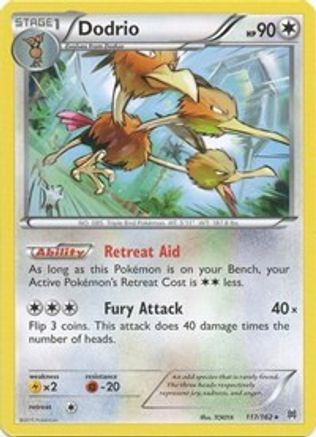 Dodrio 117/162/162 - Rare
