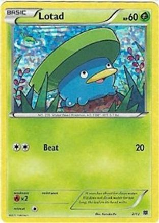 Lotad 002/12/12 - Promo - Holofoil