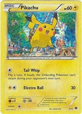 Pikachu 006/12/12 - Promo - Holofoil