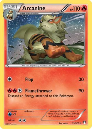 Arcanine 011/122/122 - Uncommon