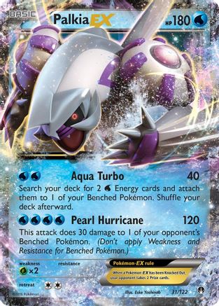 Palkia EX 031/122/122 - Ultra Rare - Holofoil