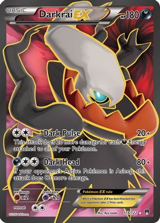 Darkrai EX (Full Art) 118/122/122 - Ultra Rare - Holofoil