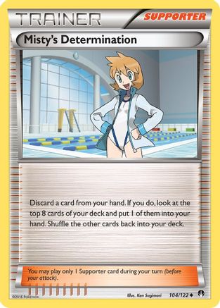 Misty's Determination 104/122/122 - Uncommon