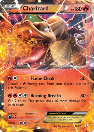 Charizard EX 011/83/83 - Ultra Rare - Holofoil