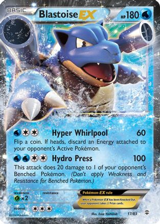 Blastoise EX 017/83/83 - Ultra Rare - Holofoil