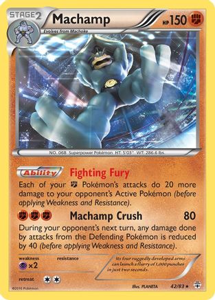 Machamp 042/83/83 - Holo Rare - Holofoil
