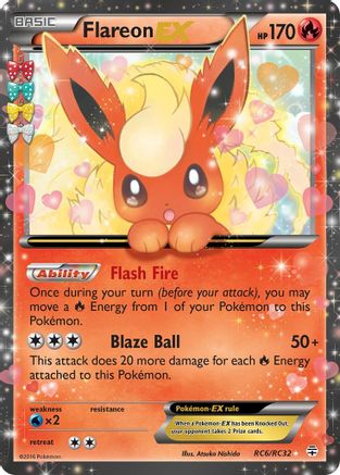 Flareon EX RC6/RC32/83 - Ultra Rare - Holofoil
