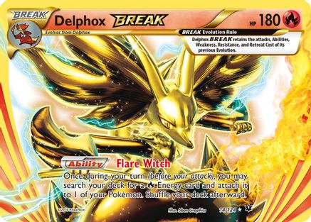 Delphox BREAK 014/124/124 - Rare BREAK - Holofoil