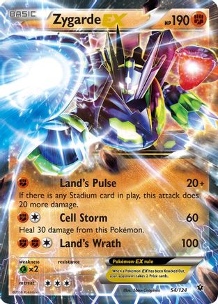 Zygarde EX 054/124/124 - Ultra Rare - Holofoil
