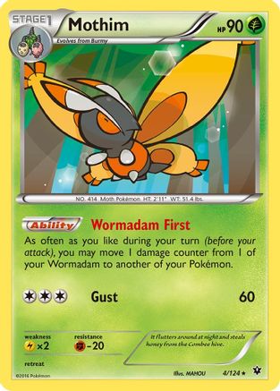 Mothim 004/124 - Rare