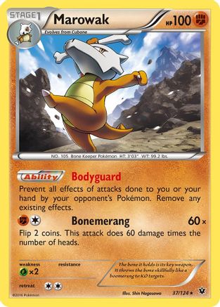 Marowak 037/124/124 - Rare