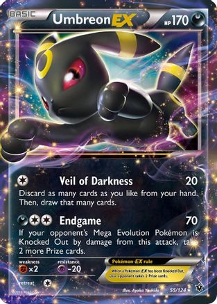 Umbreon EX 055/124/124 - Ultra Rare - Holofoil