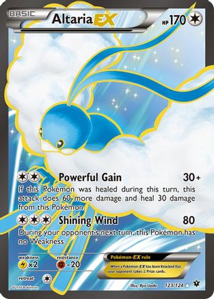 Altaria EX (Full Art) 123/124/124 - Ultra Rare - Holofoil