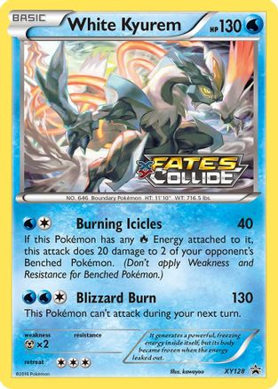 White Kyurem (Prerelease) XY128/211 - Promo - Holofoil