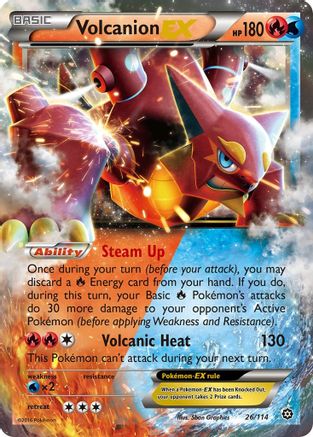 Volcanion EX 026/114/114 - Ultra Rare - Holofoil