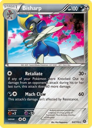 Bisharp 064/114/114 - Holo Rare - Holofoil