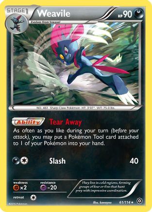 Weavile 061/114/114 - Rare