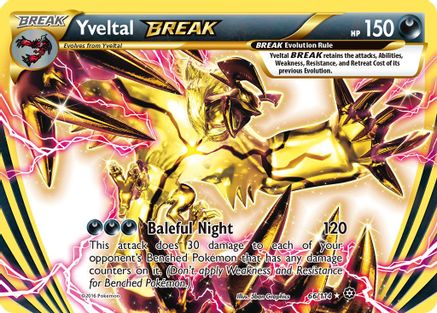 Yveltal BREAK 066/114/114 - Rare BREAK - Holofoil