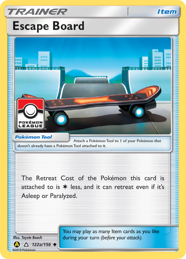 Escape Board 122a/156/156 - Promo - Reverse Holofoil