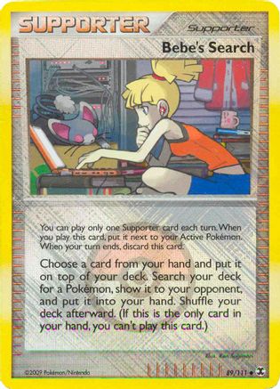 Bebe's Search 089/111 - Promo - Reverse Holofoil