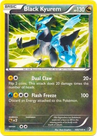 Black Kyurem 100/149 - Holo Rare - Holofoil