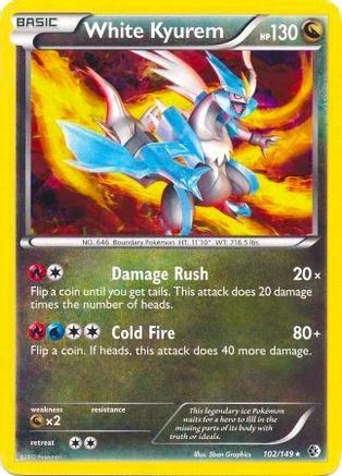 White Kyurem 102/149 - Holo Rare - Holofoil